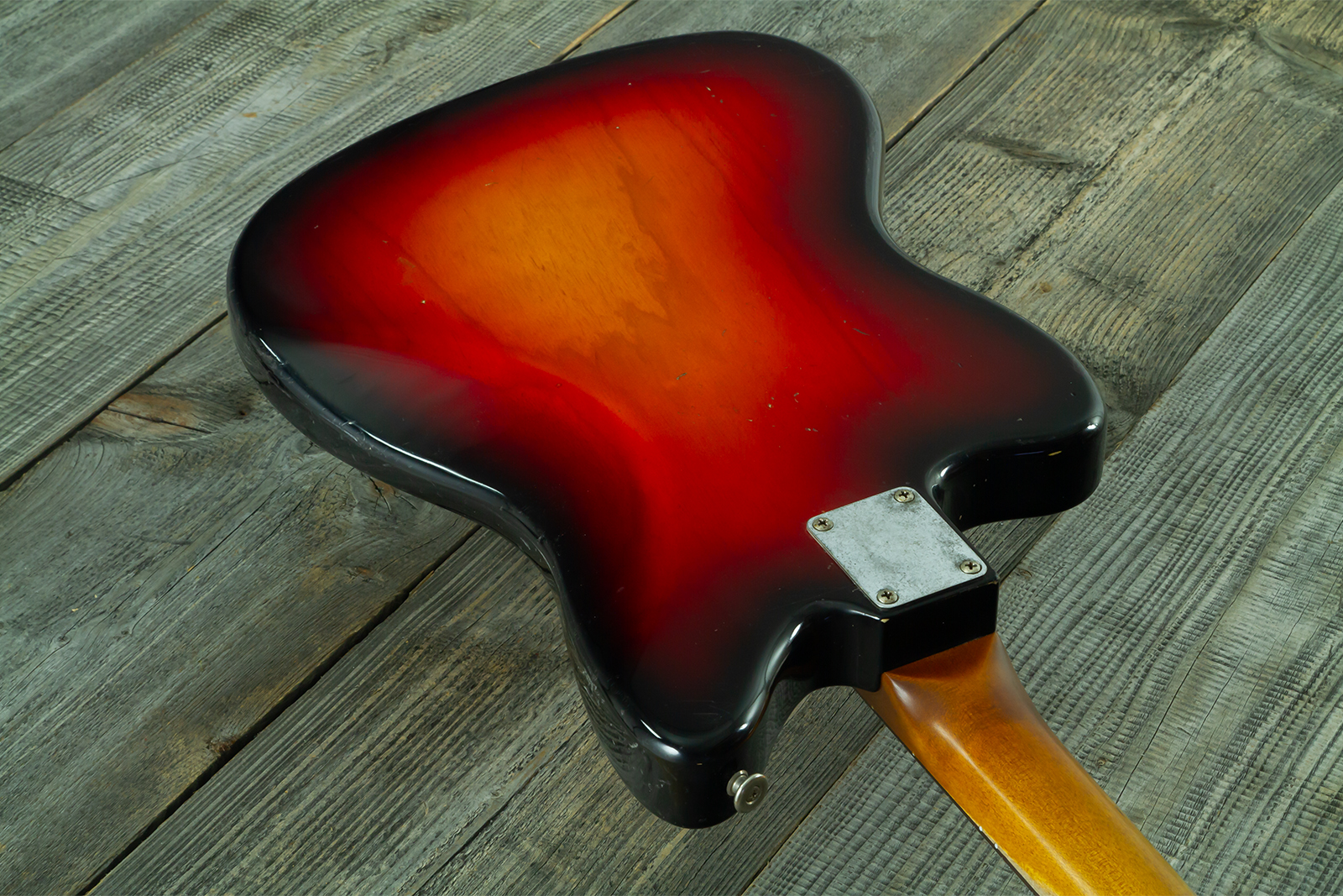 Haar Guitars Trad Jm 2s Fralin #43593 - Aged 3 Tone Sunburst - Guitarra electrica retro rock - Variation 8