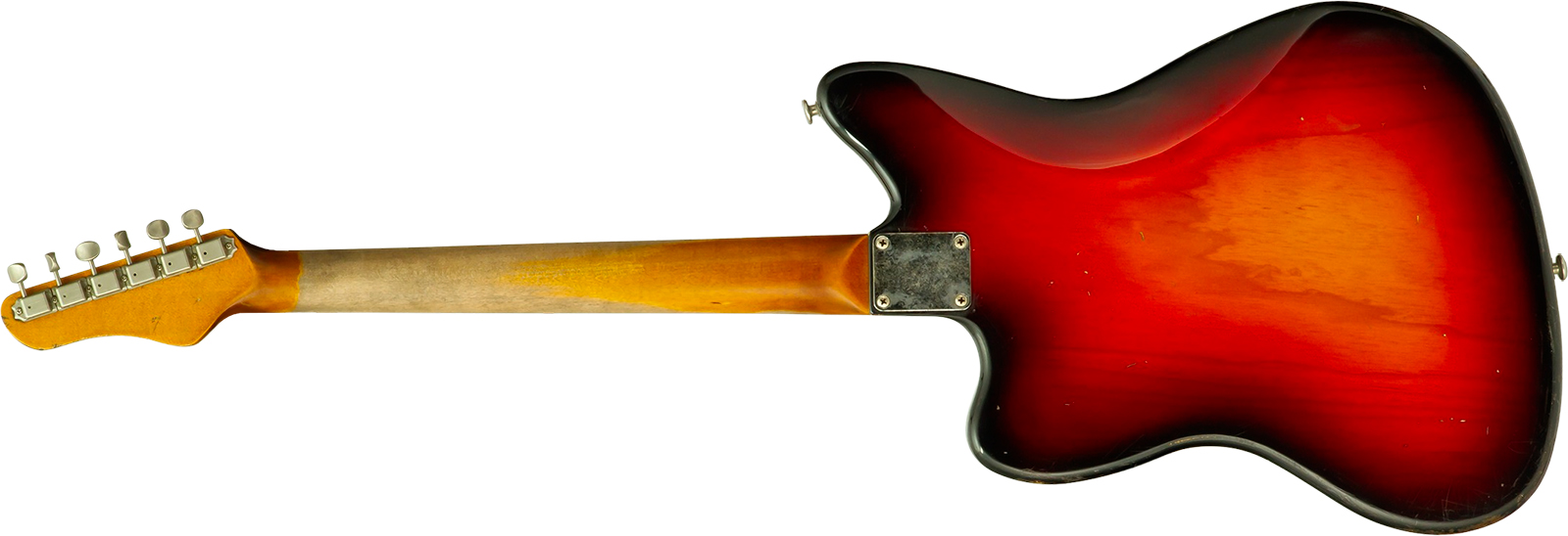 Haar Guitars Trad Jm 2s Fralin #43593 - Aged 3 Tone Sunburst - Guitarra electrica retro rock - Variation 2