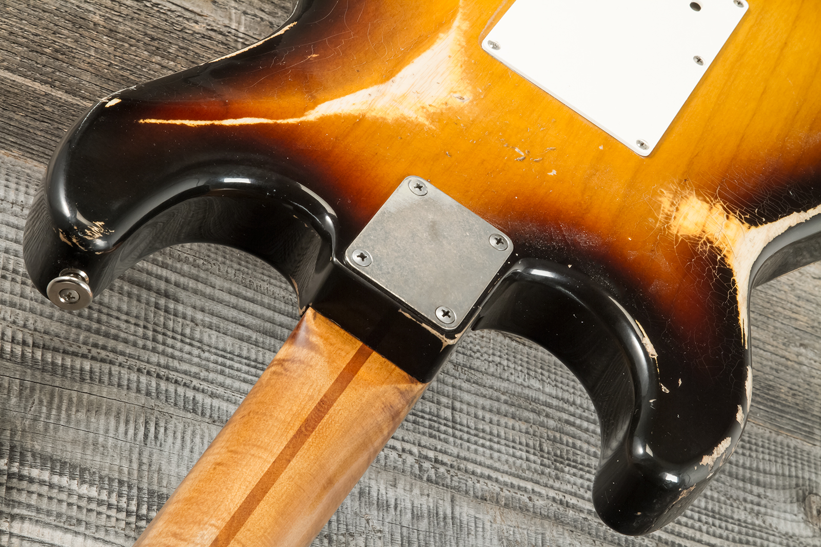 Haar Guitars Trad S 3s Kloppman Trem Mn #42273 - Aged 2-tone Tobacco - Guitarra eléctrica con forma de str. - Variation 9