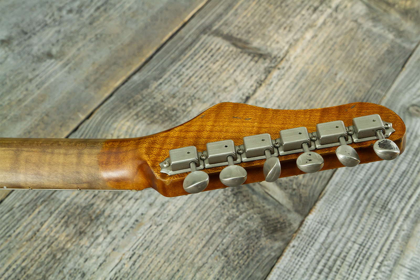 Haar Guitars Trad S 3s Kloppmann Mn #43485 - Aged 3 Tone Sunburst - Guitarra eléctrica con forma de str. - Variation 11