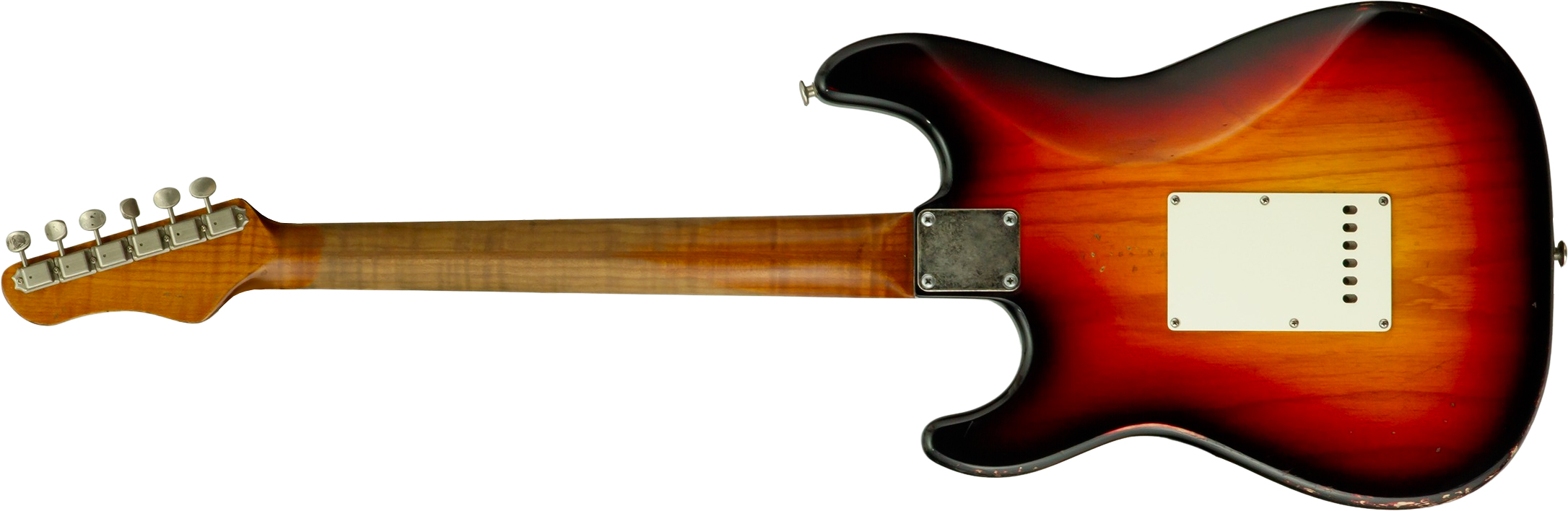 Haar Guitars Trad S 3s Kloppmann Mn #43485 - Aged 3 Tone Sunburst - Guitarra eléctrica con forma de str. - Variation 1
