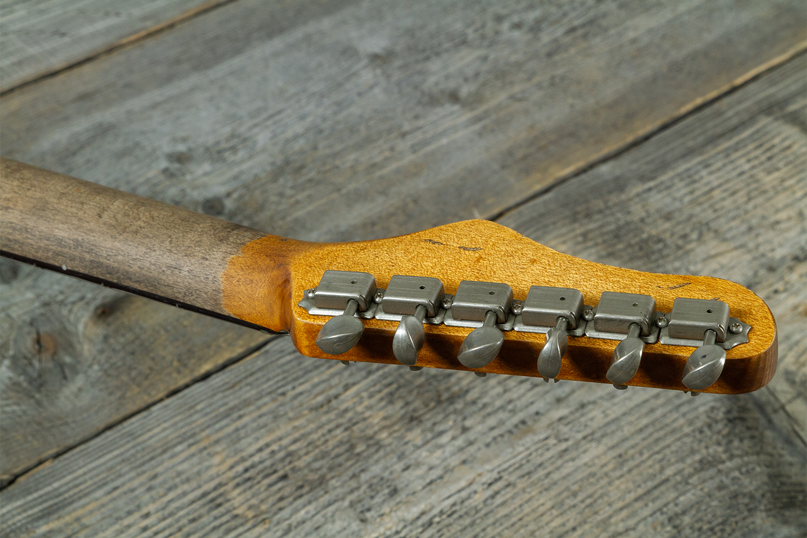 Haar Guitars Trad S 3s Klopppmann Trem Rw #43484 - Aged 2-tone Chocolate Sunburst - Guitarra eléctrica con forma de str. - Variation 10