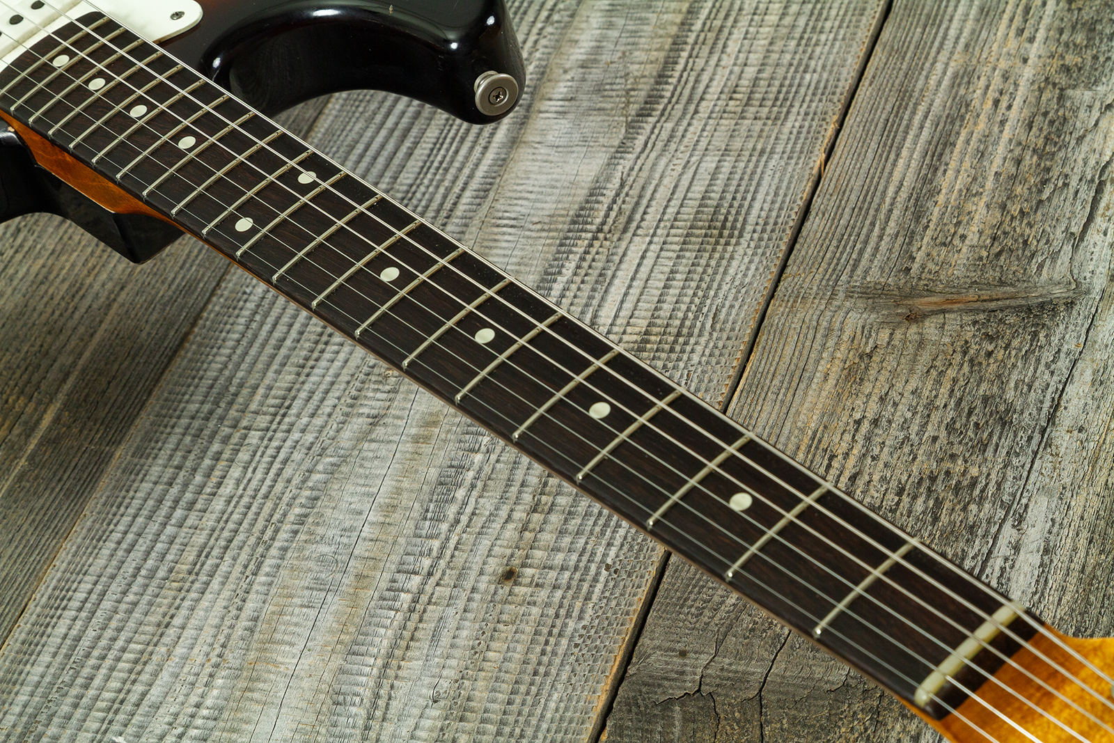 Haar Guitars Trad S 3s Klopppmann Trem Rw #43484 - Aged 2-tone Chocolate Sunburst - Guitarra eléctrica con forma de str. - Variation 5