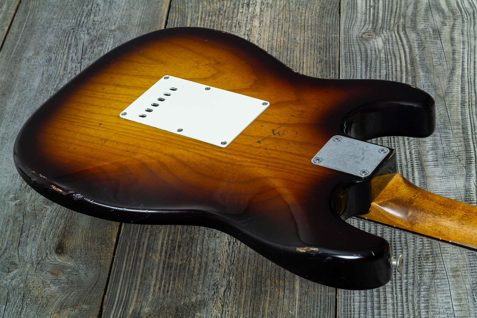 Haar Guitars Trad S 3s Klopppmann Trem Rw #43484 - Aged 2-tone Chocolate Sunburst - Guitarra eléctrica con forma de str. - Variation 7