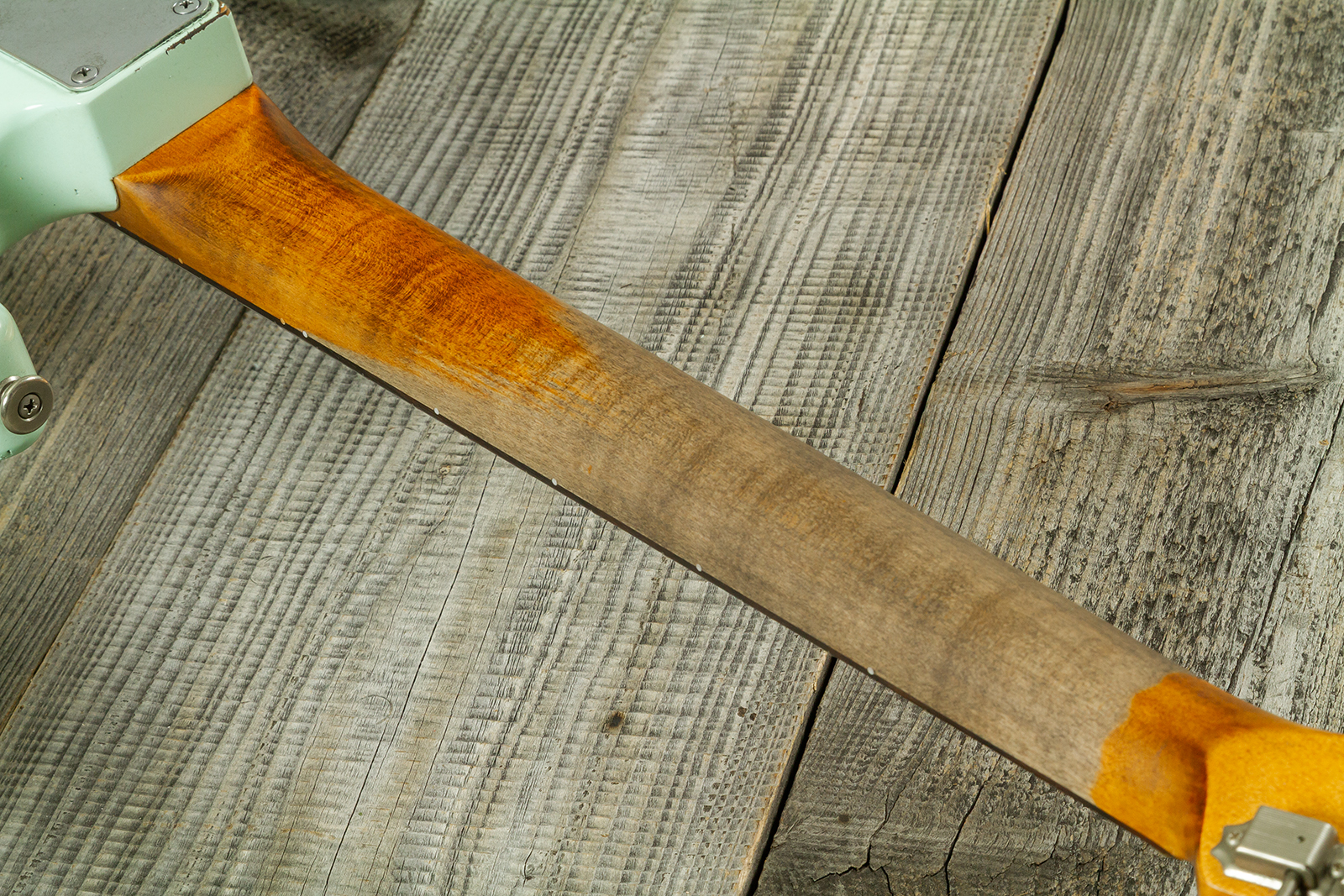 Haar Guitars Trad S 3s Lindy Fralin Trem Rw #43487 - Aged Surf Green - Guitarra eléctrica con forma de str. - Variation 9