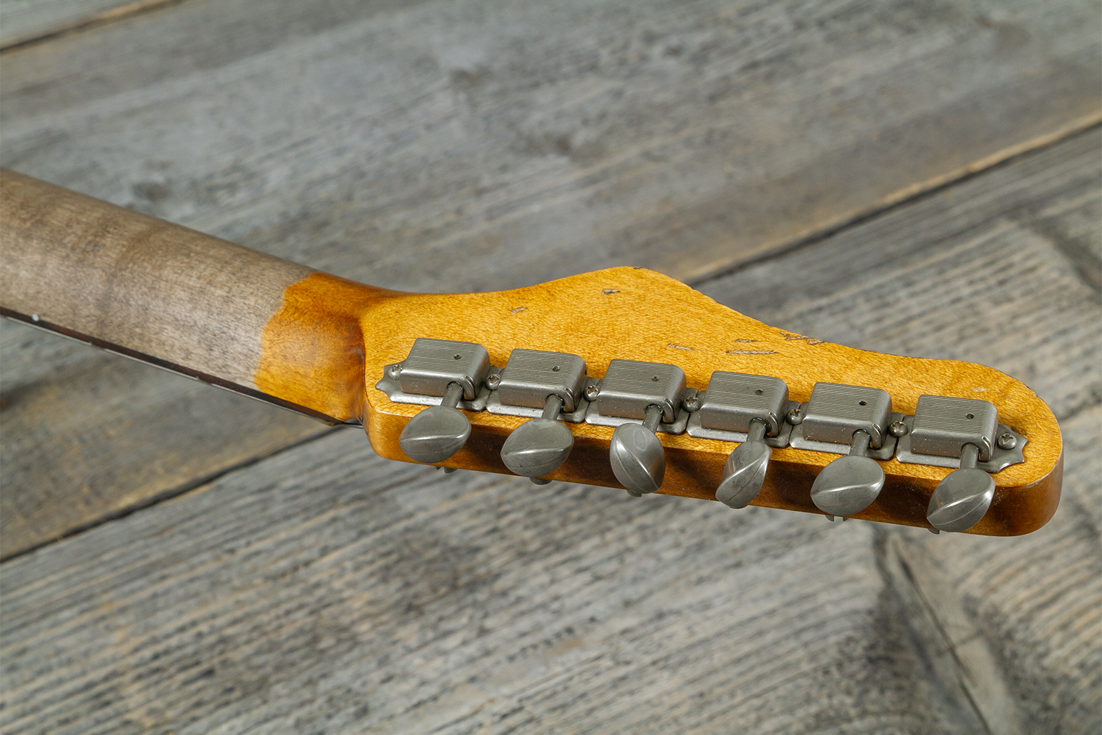 Haar Guitars Trad S 3s Lindy Fralin Trem Rw #43487 - Aged Surf Green - Guitarra eléctrica con forma de str. - Variation 10