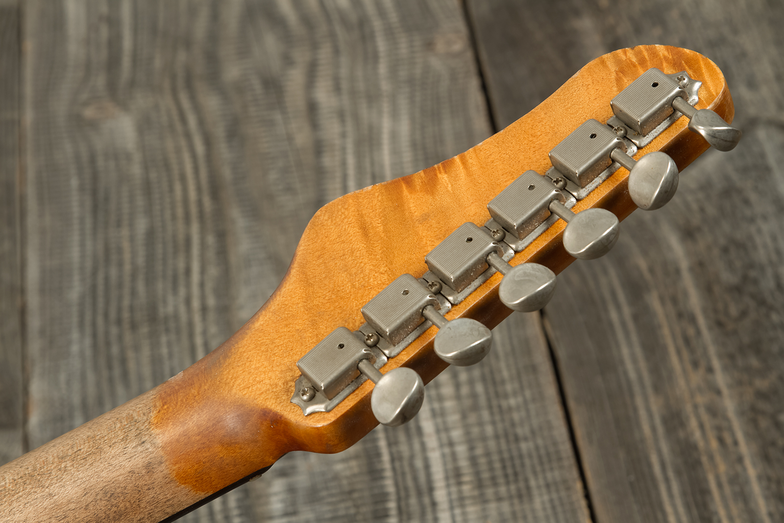 Haar Guitars Trad S Hss Lindy Fralin Trem Rw #42275 - Aged Olympic White - Guitarra eléctrica con forma de str. - Variation 8