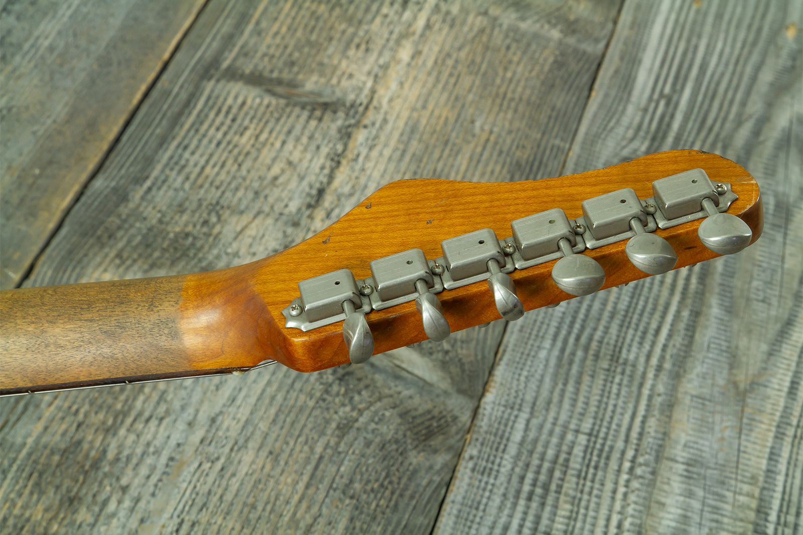 Haar Guitars Trad S Hss Lindy Fralin Trem Rw #43592 - Aged Teal Green Metallic - Guitarra eléctrica con forma de str. - Variation 13