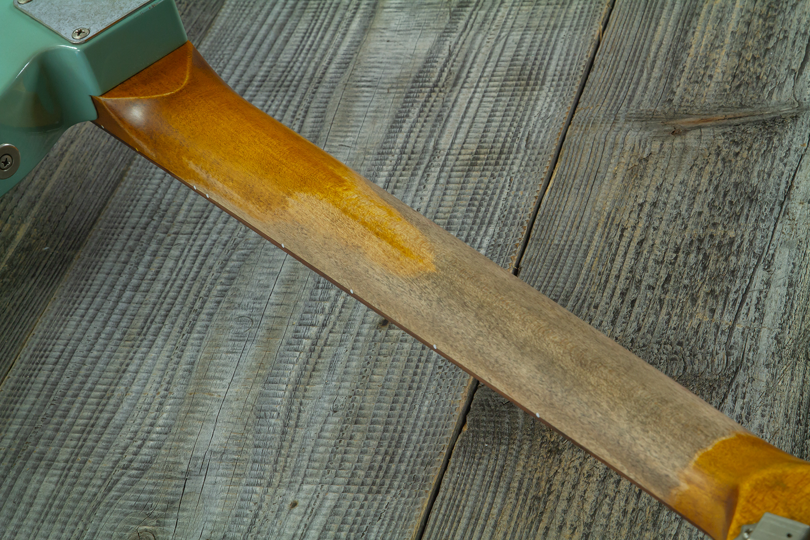 Haar Guitars Trad T Custom 2h Tv Jones Ht Rw #43519 - Aged Spring Green - Guitarra eléctrica con forma de tel - Variation 10