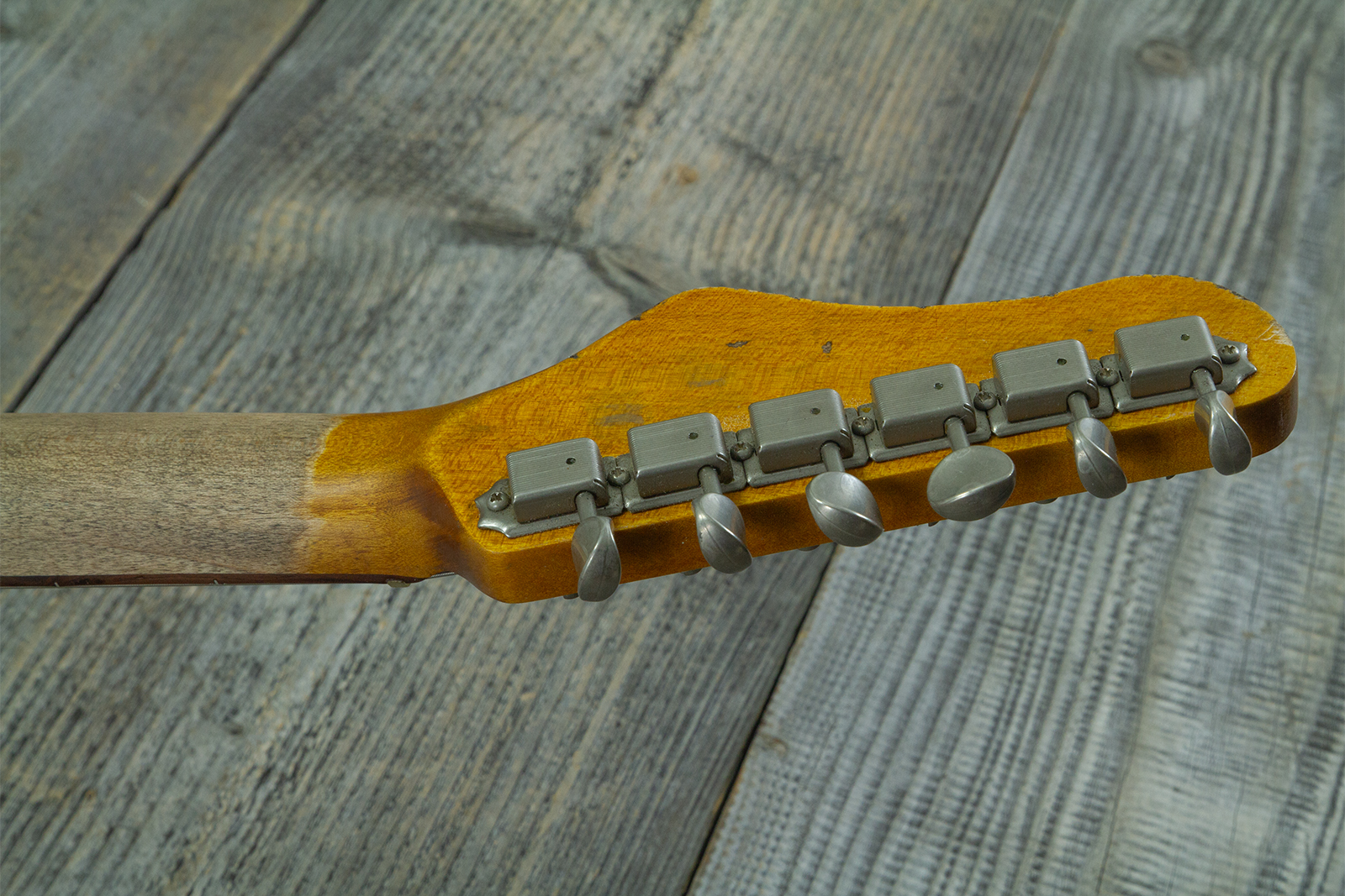 Haar Guitars Trad T Custom 2h Tv Jones Ht Rw #43519 - Aged Spring Green - Guitarra eléctrica con forma de tel - Variation 11