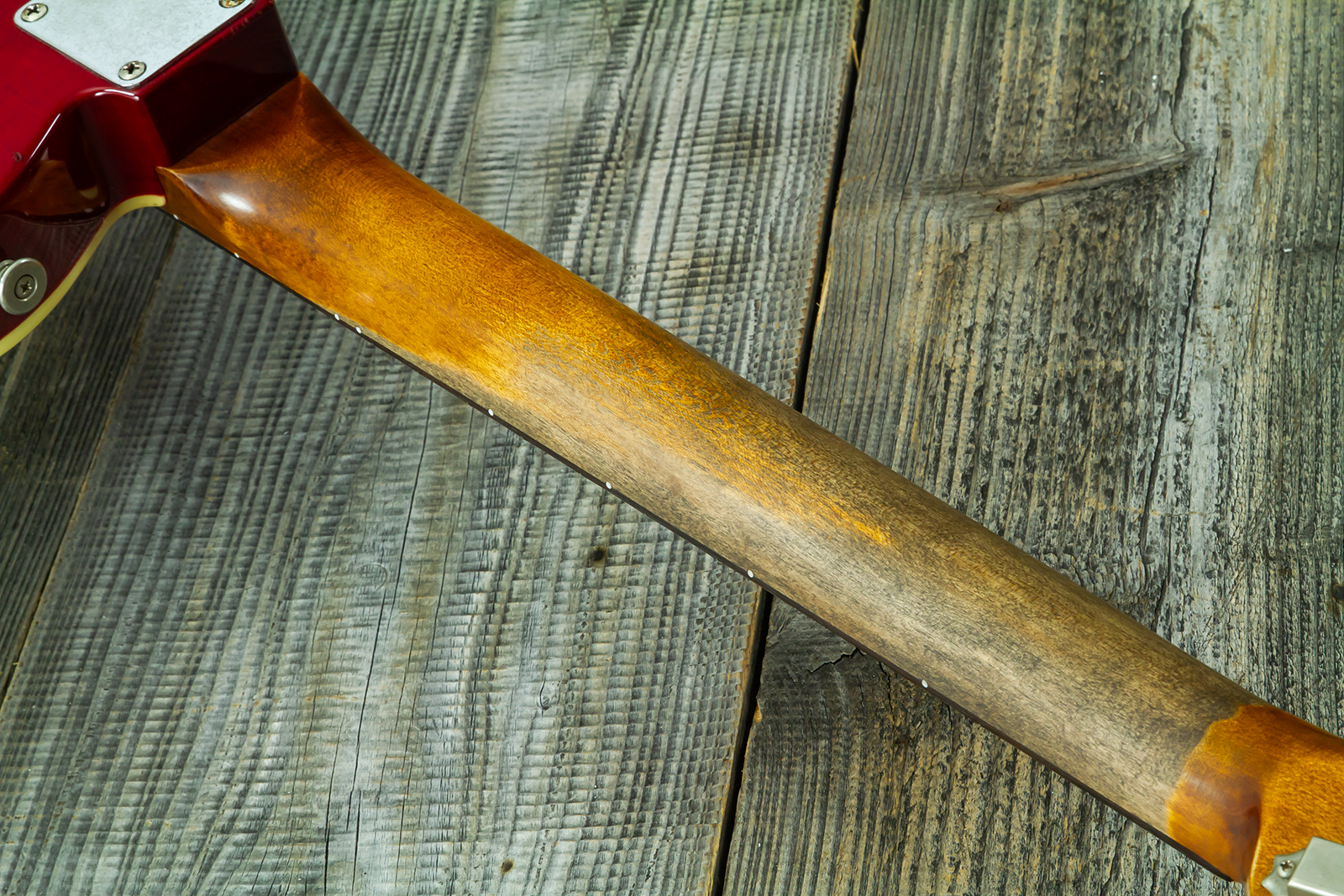 Haar Guitars Trad T Custom 2h Tv Jones Ht Rw #43524 - Aged Brown Natural - Guitarra eléctrica con forma de tel - Variation 14