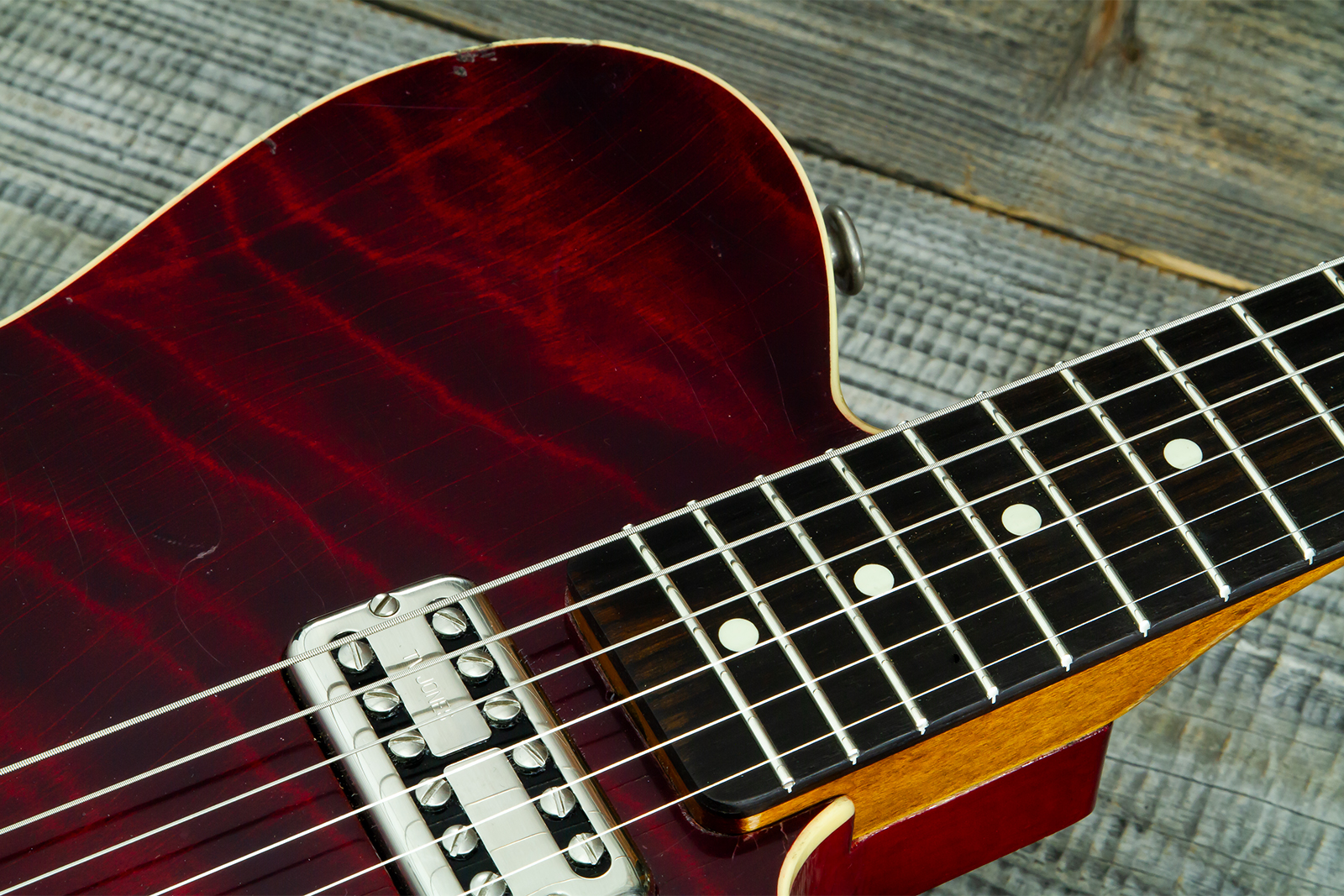 Haar Guitars Trad T Custom 2h Tv Jones Ht Rw #43524 - Aged Brown Natural - Guitarra eléctrica con forma de tel - Variation 6