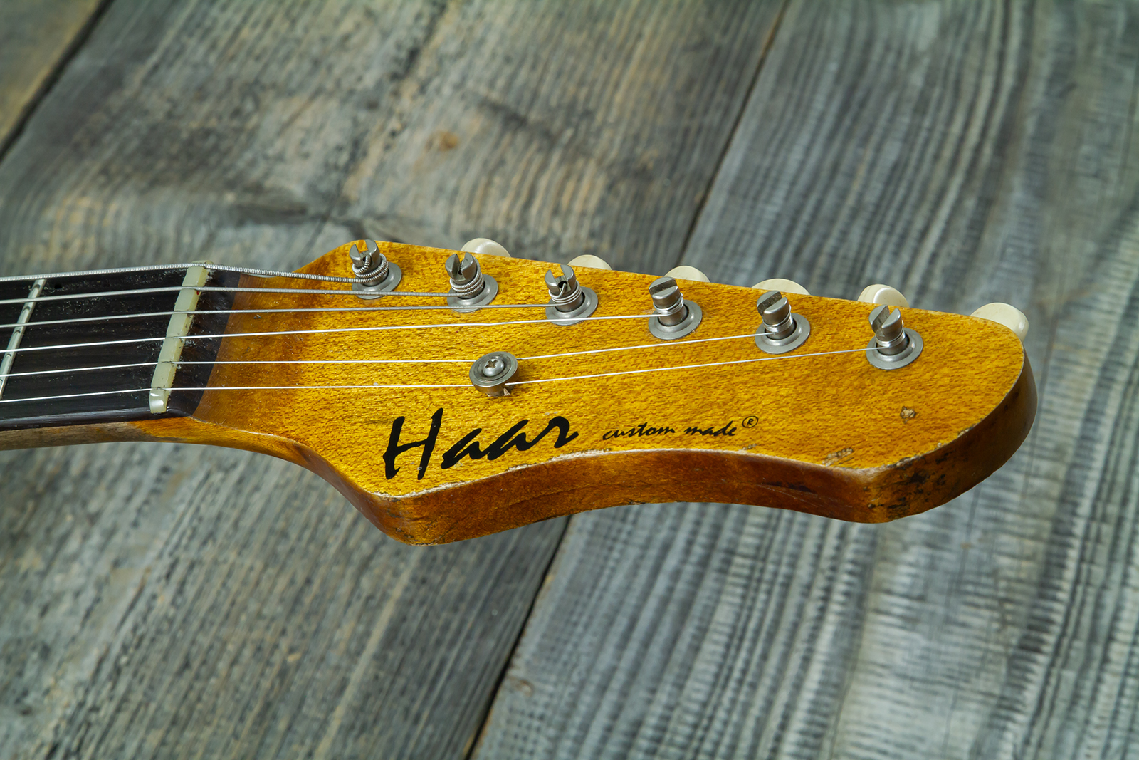 Haar Guitars Trad T Custom 2h Tv Jones Ht Rw #43524 - Aged Brown Natural - Guitarra eléctrica con forma de tel - Variation 8