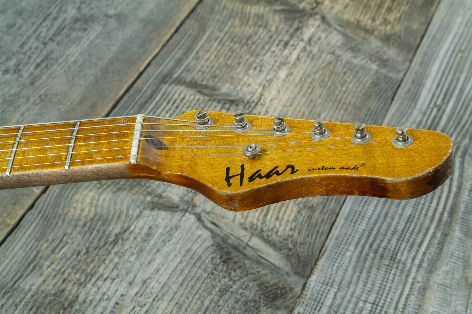 Haar Guitars Trad T Custom 2s Kloppmann. Mn  #43518 - Blue Paisley - Guitarra eléctrica con forma de tel - Variation 6