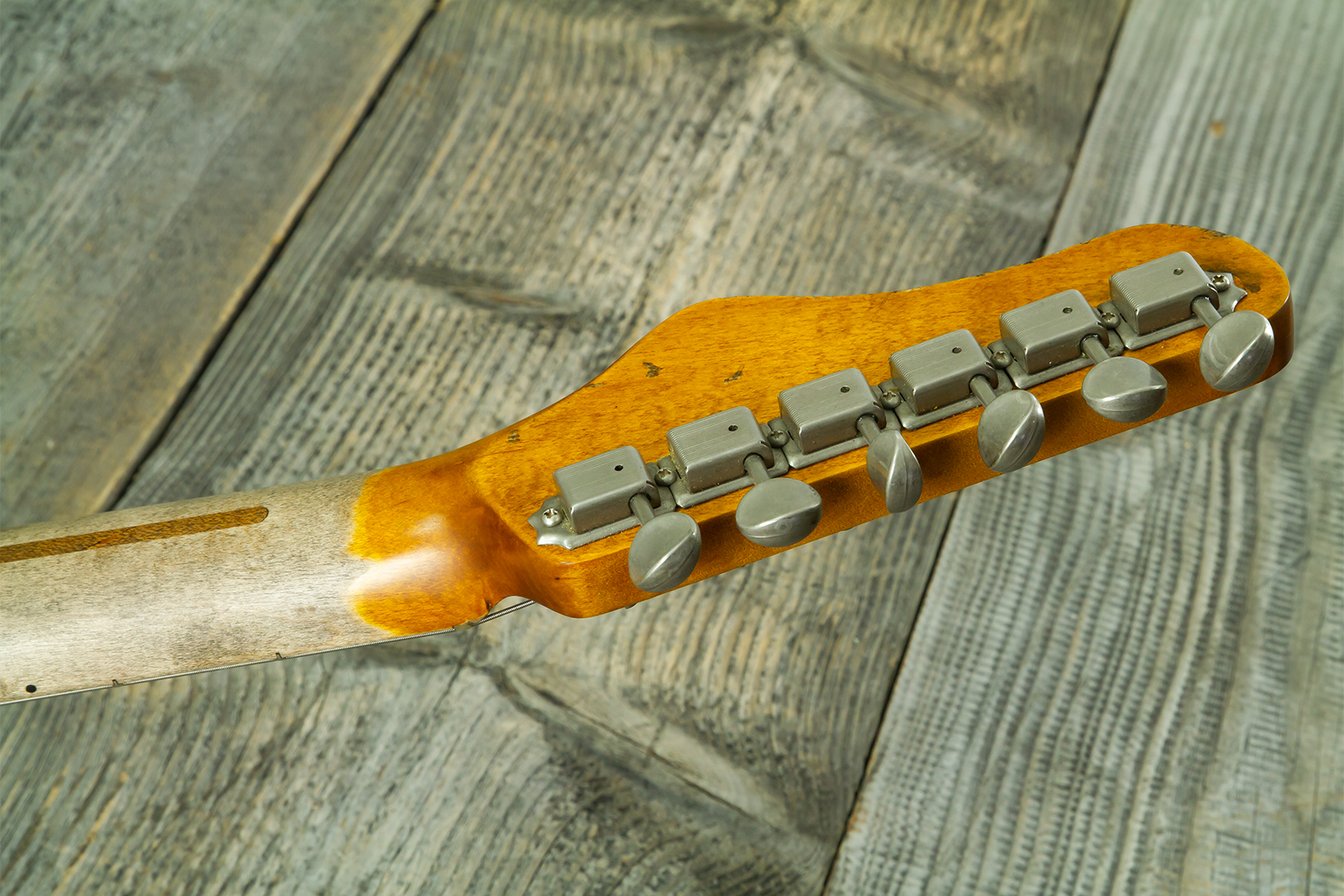 Haar Guitars Trad T Hs Brandon / Kloppmann Ht Mn #43591 - Aged 2 Tone Sunburst - Guitarra eléctrica con forma de tel - Variation 13