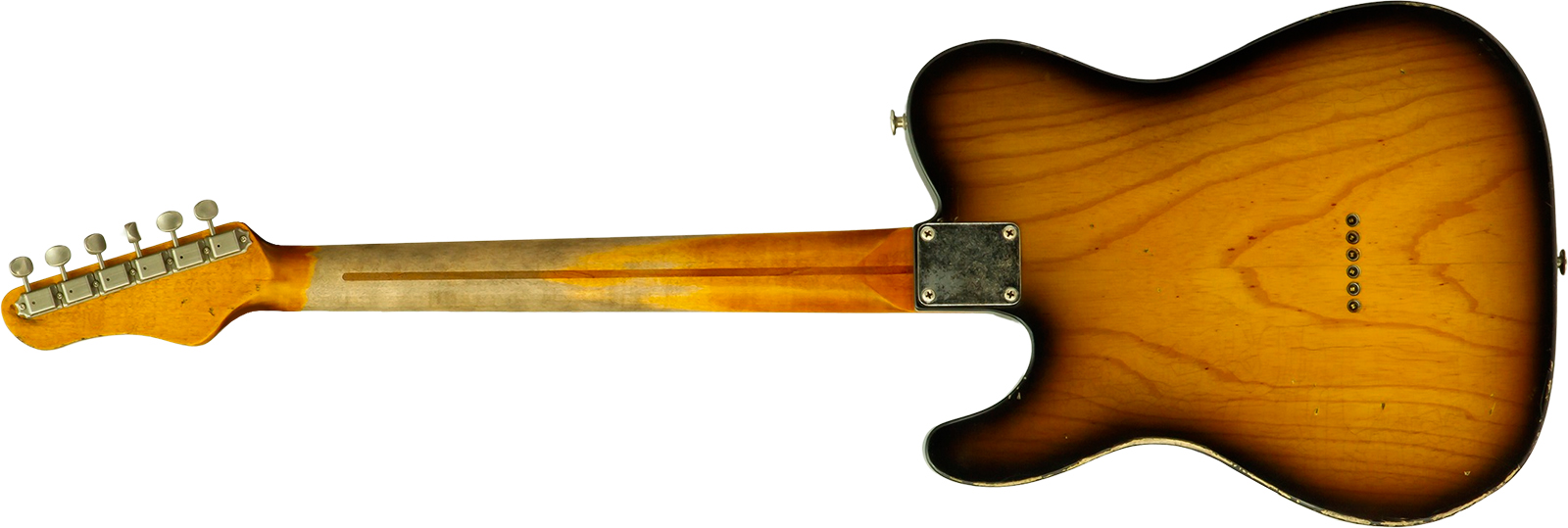 Haar Guitars Trad T Hs Brandon / Kloppmann Ht Mn #43591 - Aged 2 Tone Sunburst - Guitarra eléctrica con forma de tel - Variation 1