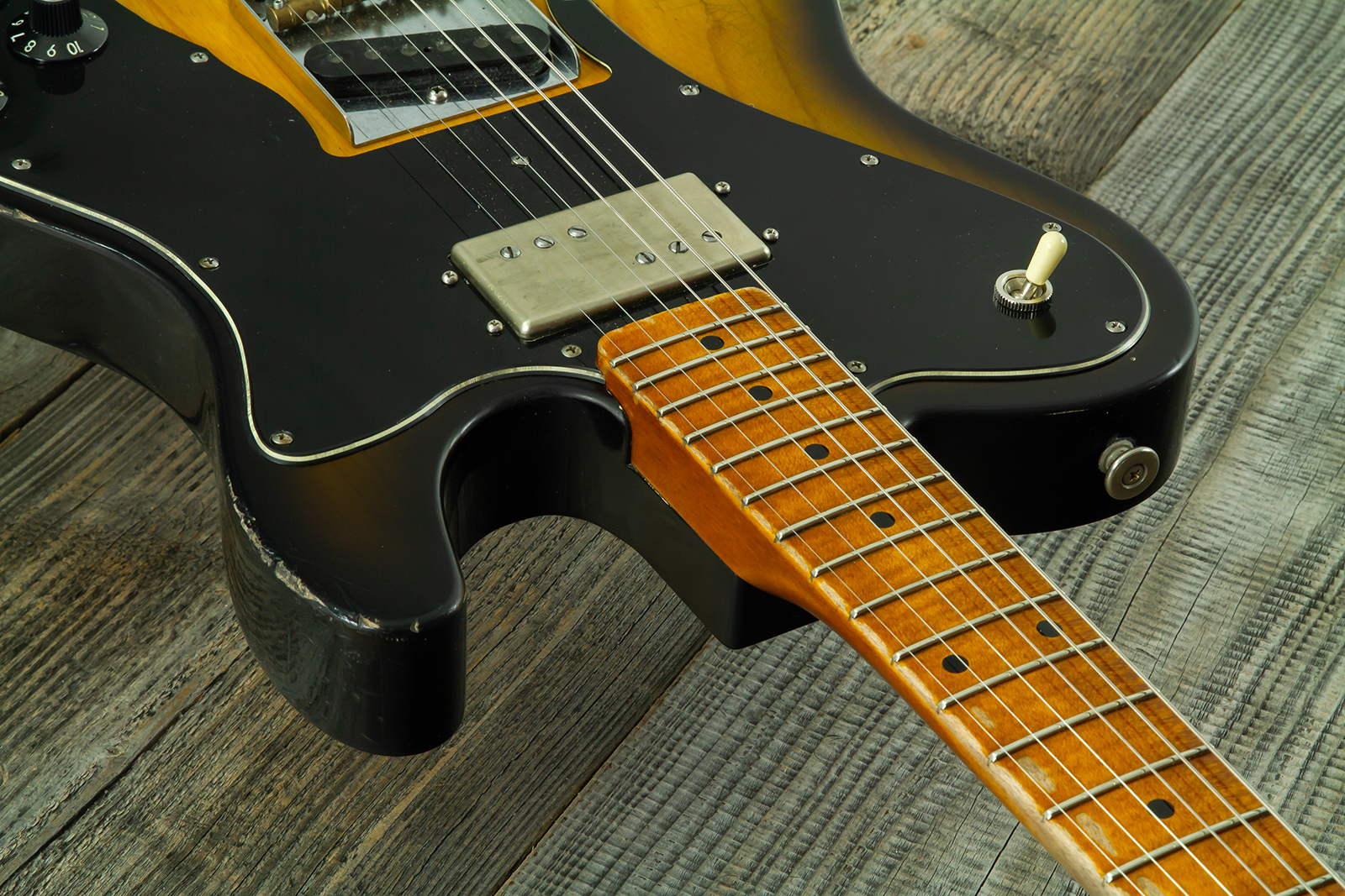 Haar Guitars Trad T Hs Brandon / Kloppmann Ht Mn #43591 - Aged 2 Tone Sunburst - Guitarra eléctrica con forma de tel - Variation 5