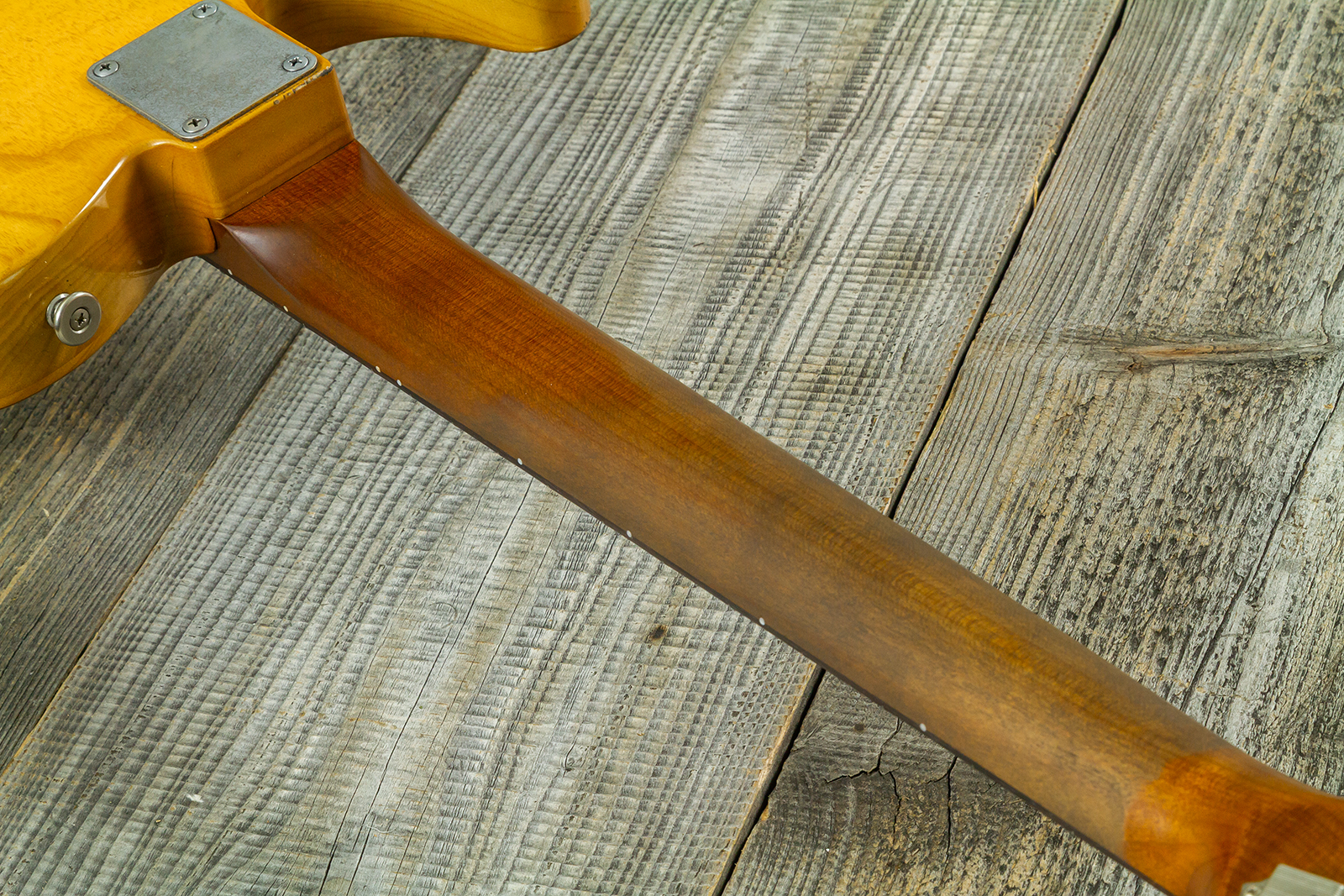 Haar Guitars Trad T Thinline 2s Lindy Fralin Rw #43483 - Aged Antique Natural - Guitarra eléctrica con forma de tel - Variation 9