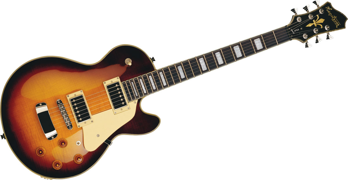 Hagstrom Super Swede Hh Ht - Vintage Sunburst - Guitarra eléctrica de corte único. - Variation 1