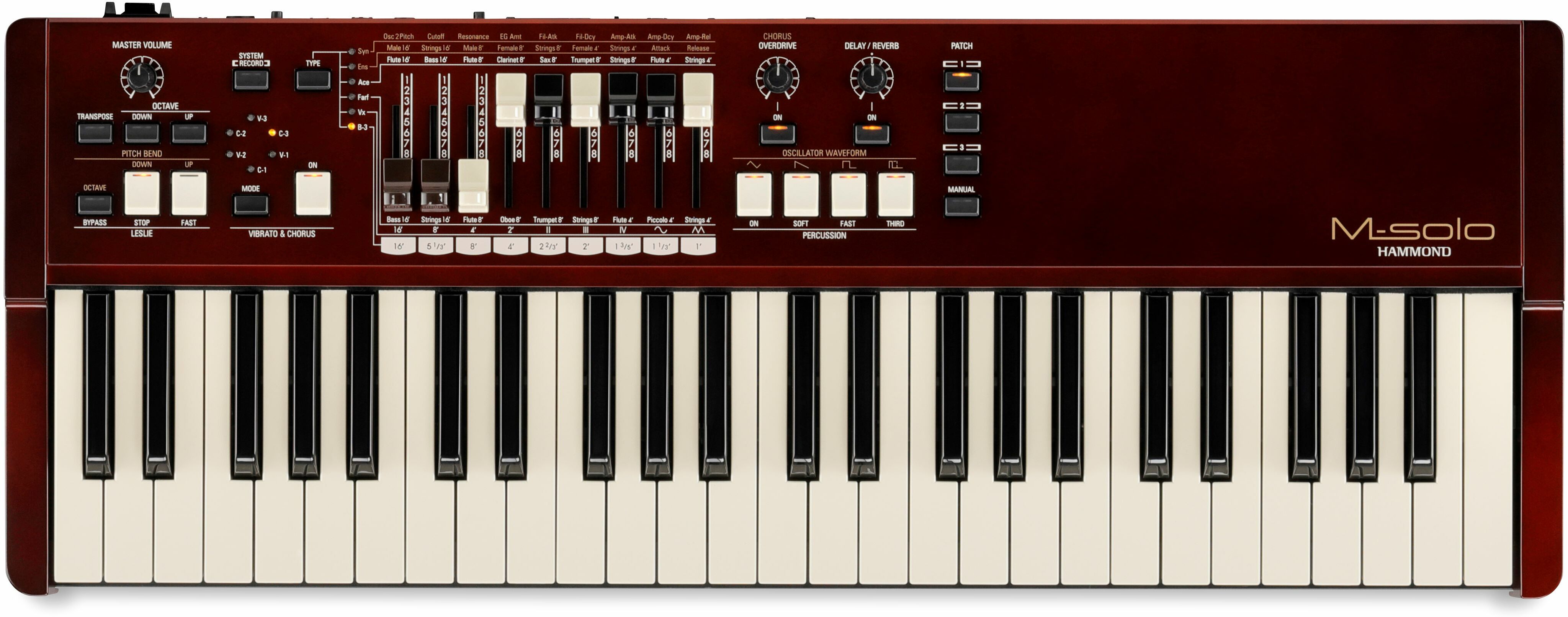 Hammond M-solo Burgundy - Sintetizador - Main picture