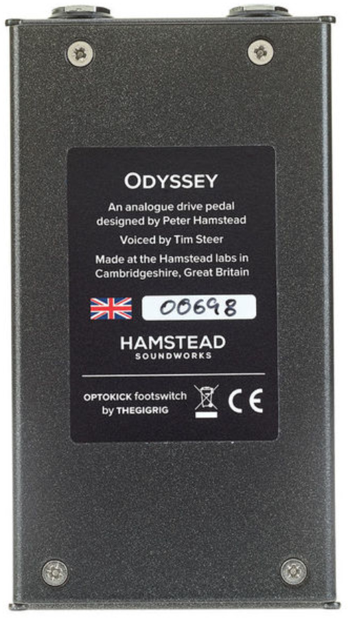 Hamstead Soundworks Odyssey Intergalactic Driver - Pedal overdrive / distorsión / fuzz - Variation 3