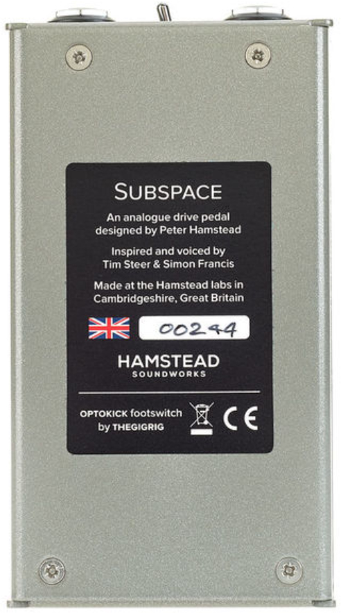 Hamstead Soundworks Subspace Intergalactic Driver - Pedal overdrive / distorsión / fuzz - Variation 4