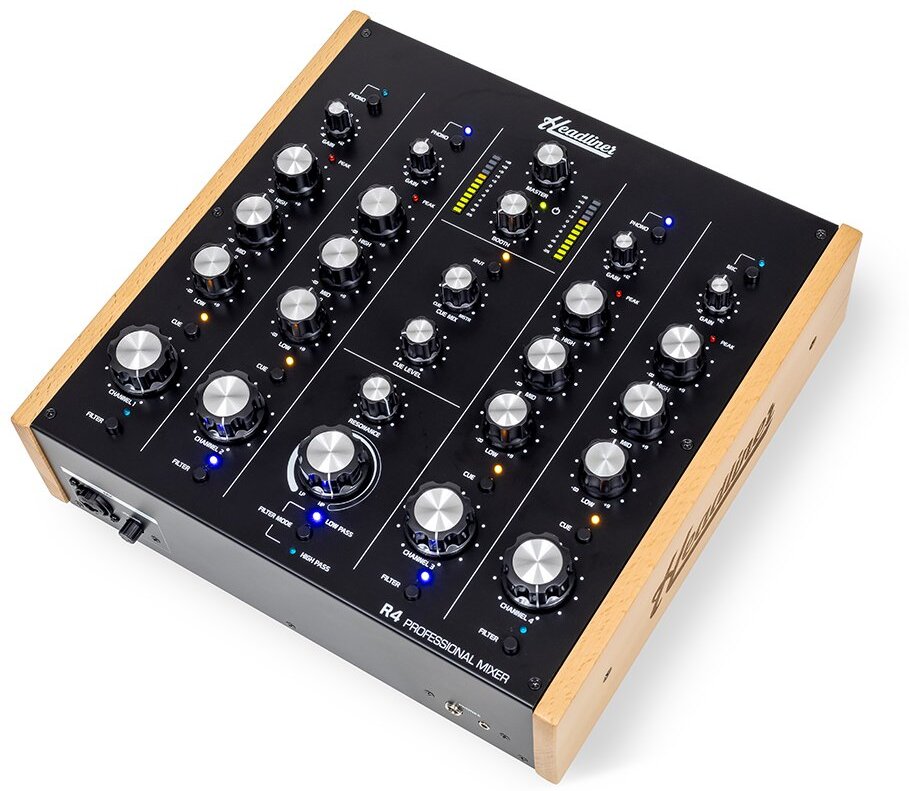 Headliner R4 4-channel Rotary Dj-mixer Hl90120 - Mixer DJ - Main picture