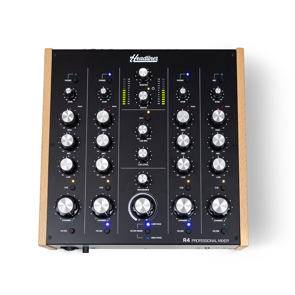 Headliner R4 4-channel Rotary Dj-mixer Hl90120 - Mixer DJ - Variation 4