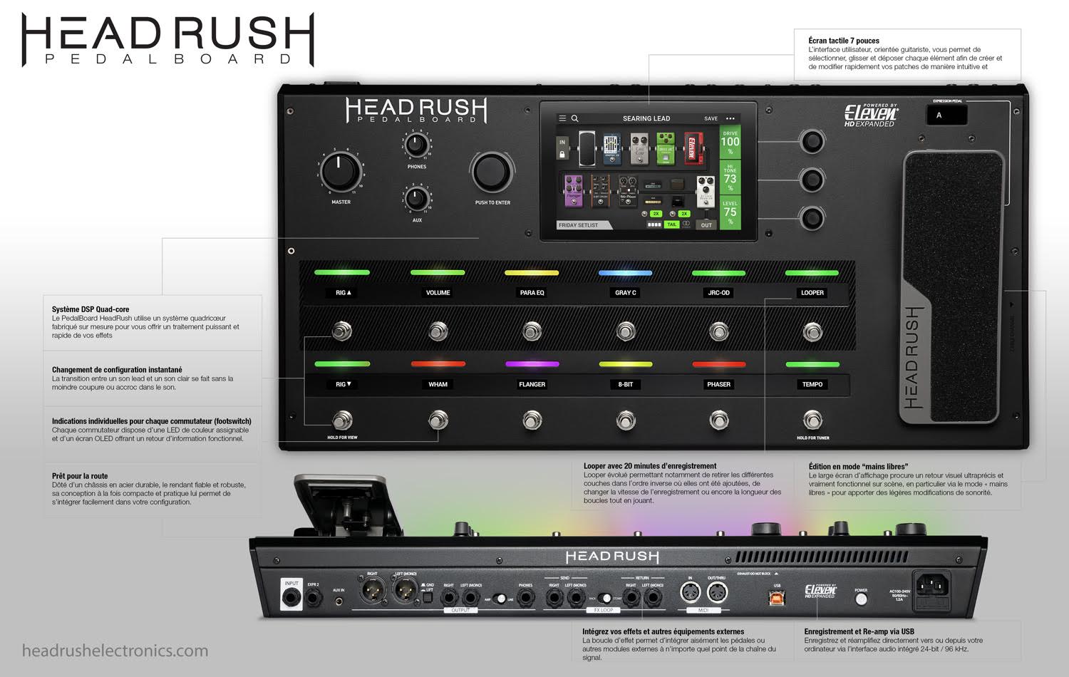 Headrush Pedalboard - Pedalera multiefectos para guitarra eléctrica - Variation 3