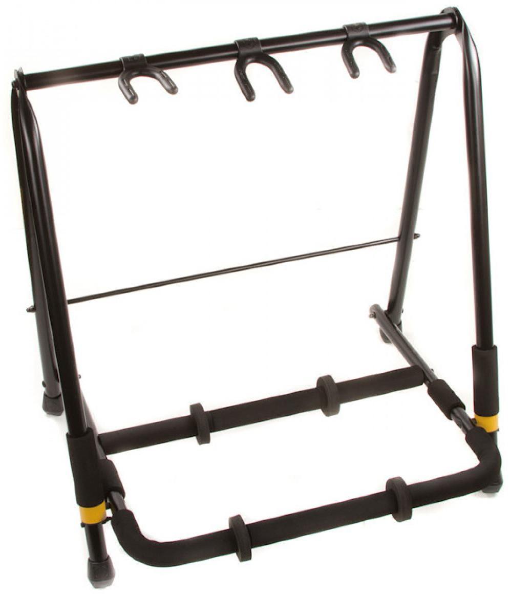 Soportes Hercules stand GS523B Rack 3-Guitars Stand
