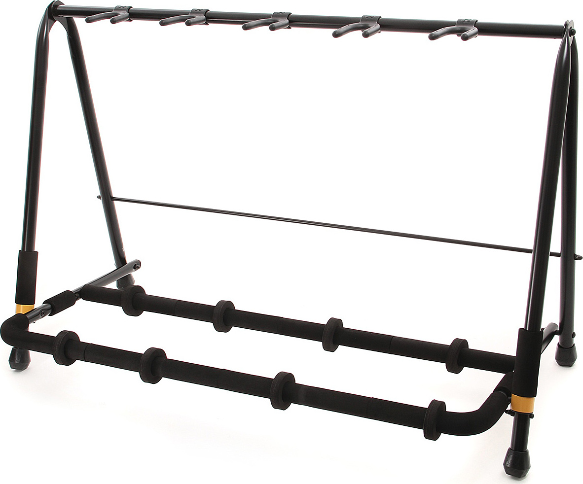 Hercules Stand Gs525b Floor Rack 5-guitars Stand - Soportes - Main picture