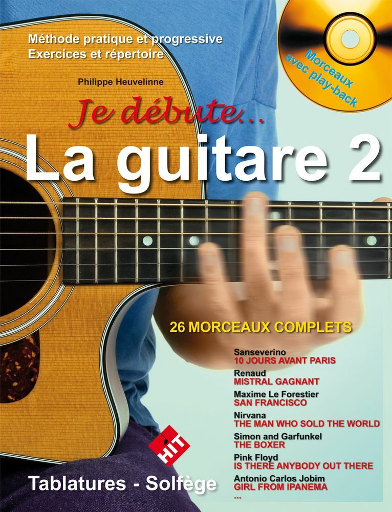 Hit Diffusion Je Debute La Guitare Avec Cd Vol 2 - Librería para guitarra acústica - Main picture