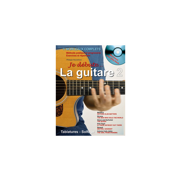 Hit Diffusion Je Debute La Guitare Avec Cd Vol 2 - Librería para guitarra acústica - Variation 1