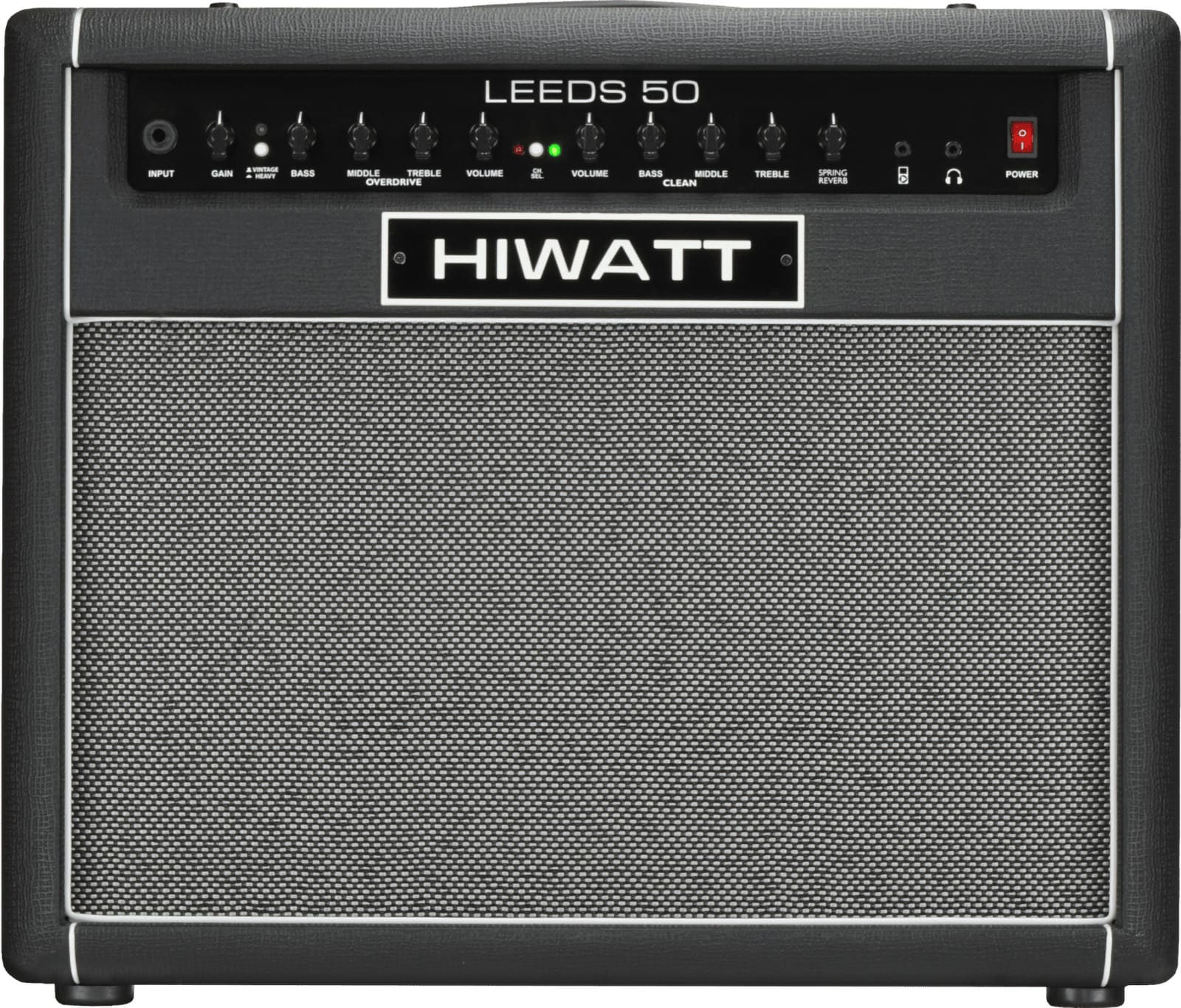 Hiwatt Leeds 50r Combo 1x12 50w Reverb - Combo amplificador para guitarra eléctrica - Main picture
