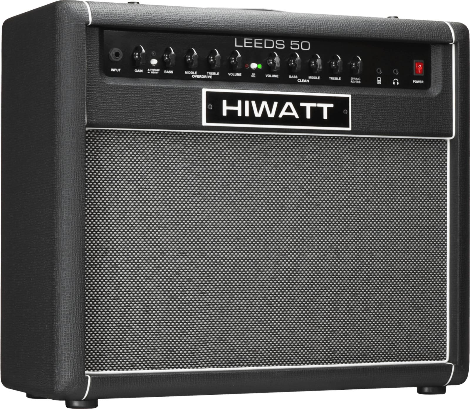 Hiwatt Leeds 50r Combo 1x12 50w Reverb - Combo amplificador para guitarra eléctrica - Variation 1