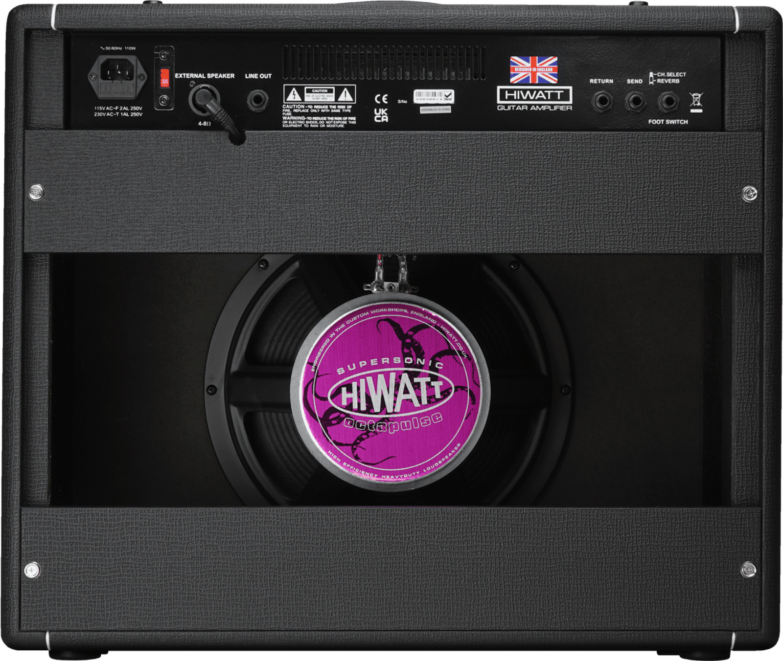 Hiwatt Leeds 50r Combo 1x12 50w Reverb - Combo amplificador para guitarra eléctrica - Variation 2