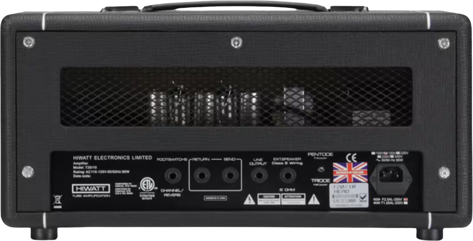 Hiwatt T20/10 Head Tube 10/20w El84 Reverb - Cabezal para guitarra eléctrica - Variation 2