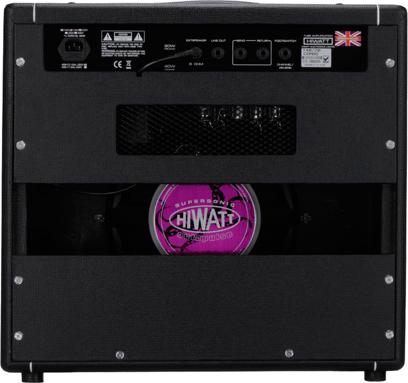 Hiwatt T40/20 Combo 1x12 Tube 20/40w El84 Reverb - Combo amplificador para guitarra eléctrica - Variation 2