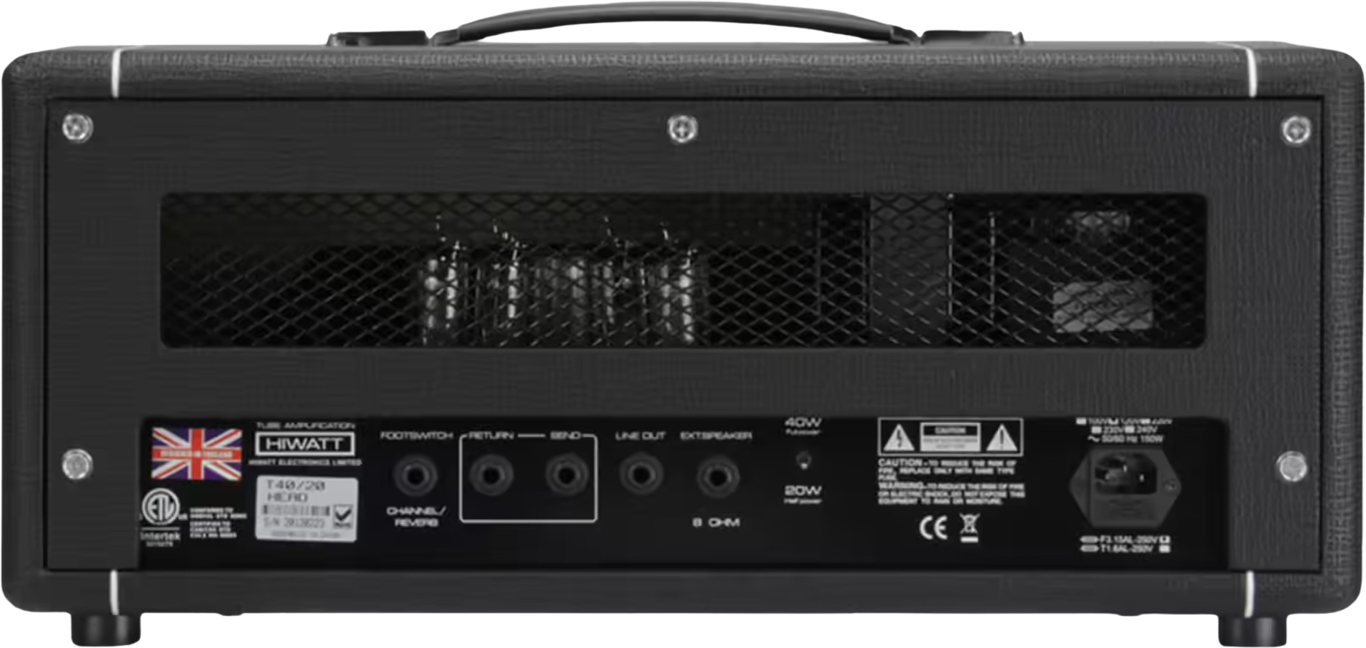 Hiwatt T40/20 Head Tube 20/40w El84 Reverb - Cabezal para guitarra eléctrica - Variation 2