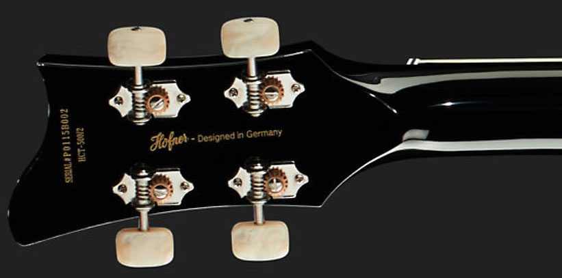 Hofner Club Bass Ct Cw - Black - Bajo eléctrico semi caja - Variation 5