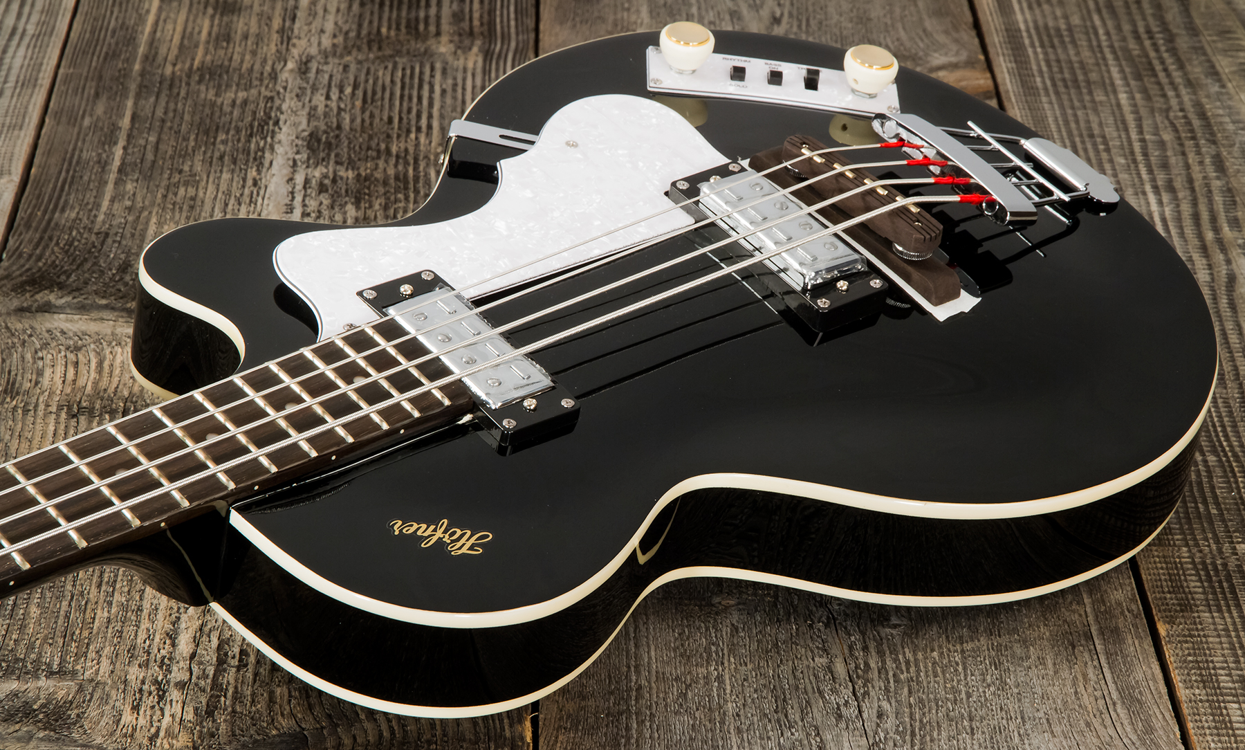 Hofner Club Bass Ignition Se Cw Jat - Black - Bajo eléctrico semi caja - Variation 1