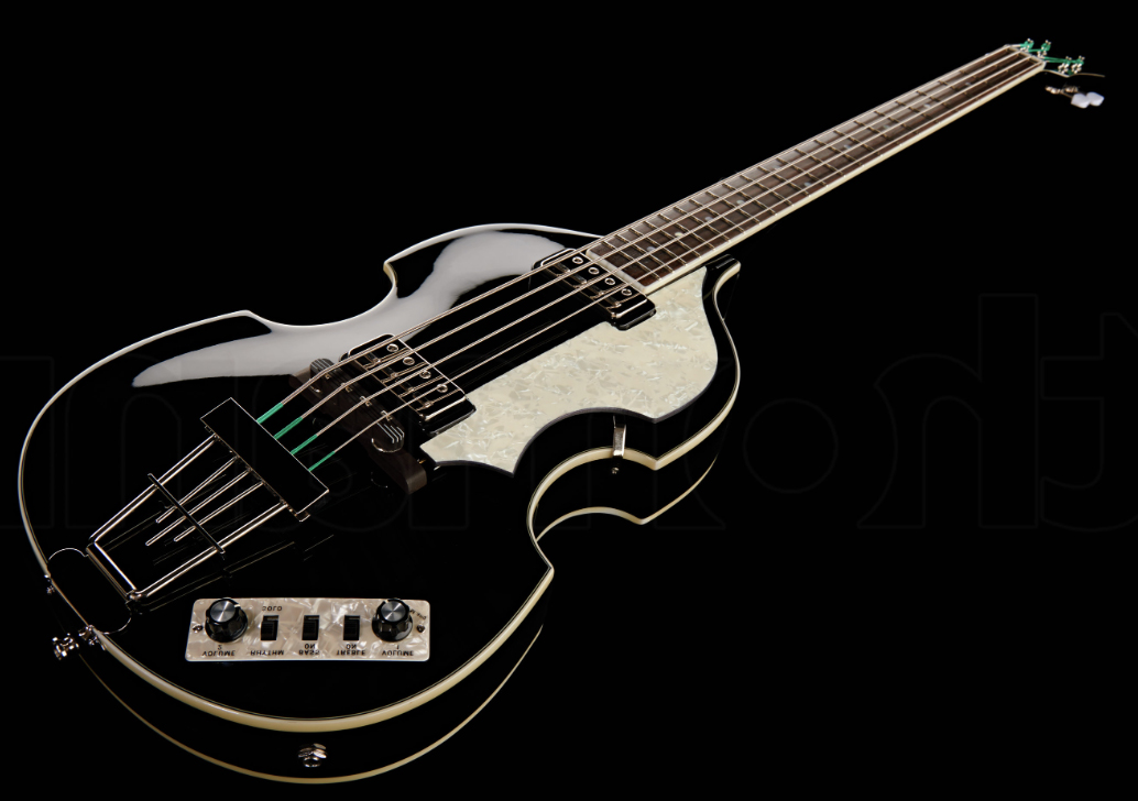 Hofner Violin Bass Contemporary Hct-500/1-sb - Black - Bajo eléctrico de cuerpo sólido - Variation 3