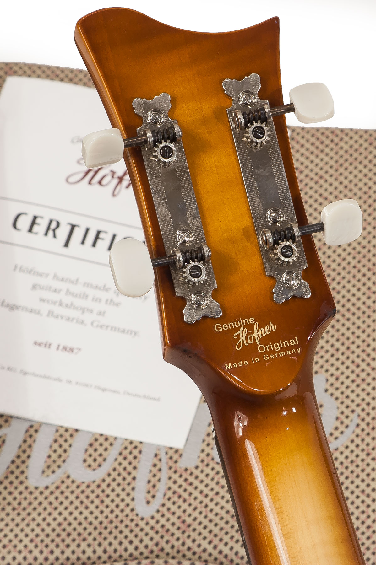 Hofner Violin Bass Mersey H500/1-62-0 - Vintage Sunburst - Bajo eléctrico semi caja - Variation 4