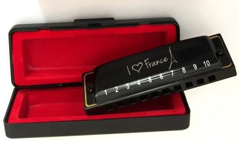 Hohner 559/20 Souvenir I Love France - Armónica cromática - Variation 2