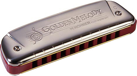 Hohner 542/20 Harmo Golden Melody Arg Db - Armónica cromática - Main picture