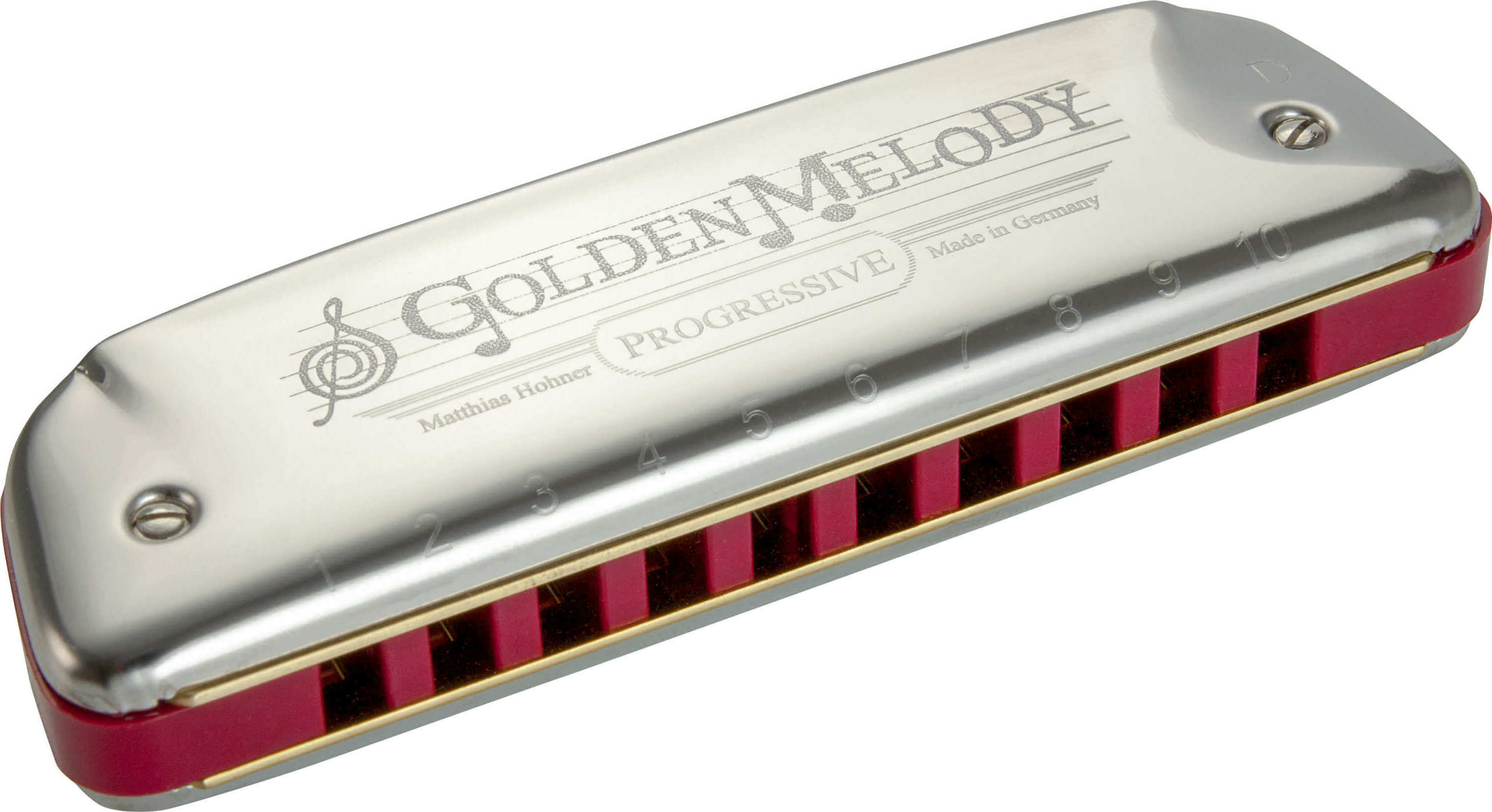 Hohner 542/20 Harmo Golden Melody Arg E - Armónica cromática - Main picture