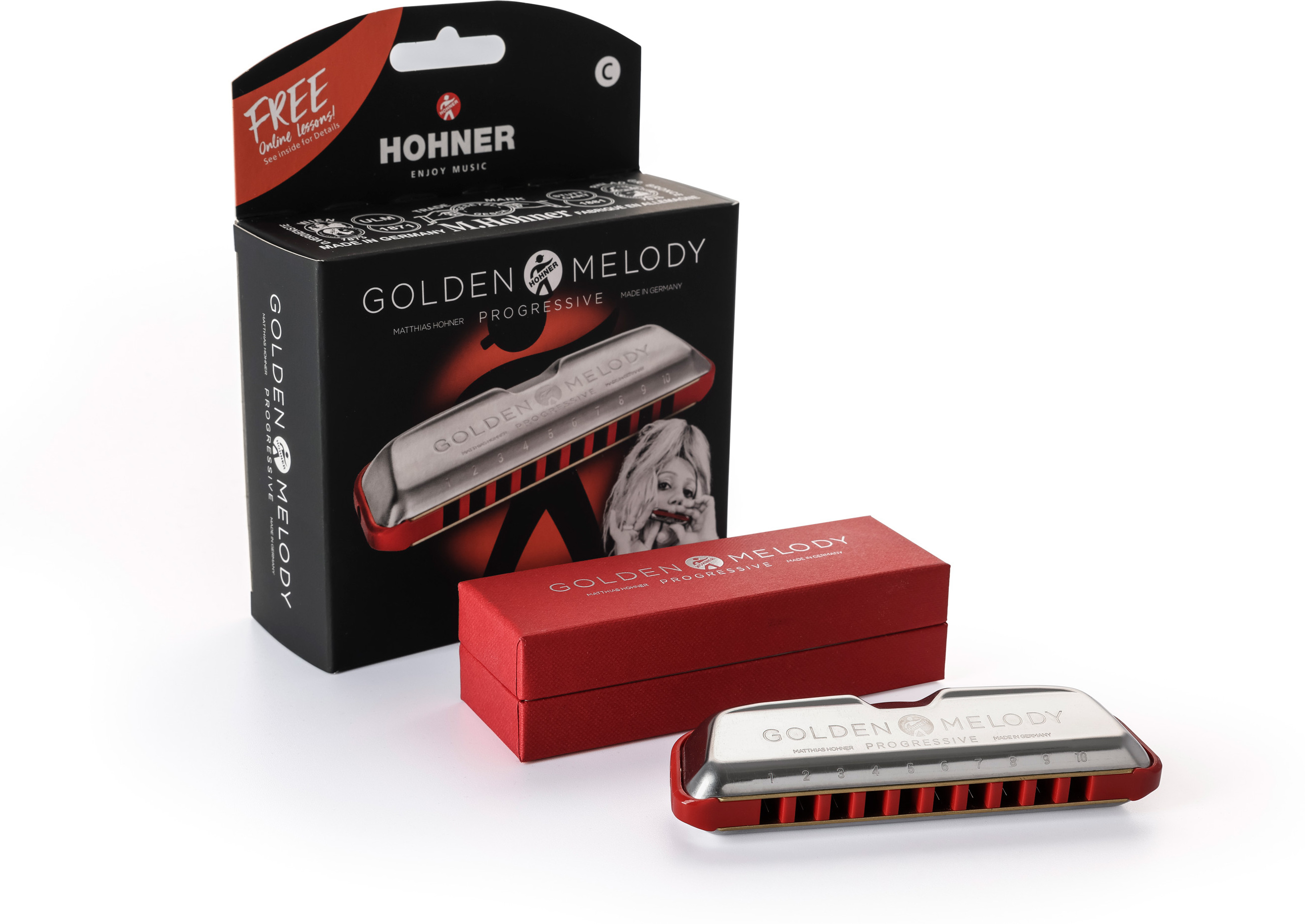 Hohner 544/20 Golden Melody Prog C - Armónica cromática - Main picture