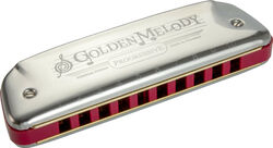 Armónica cromática Hohner 542 20 Golden Melody - Mi / E-Harp