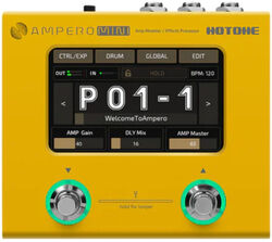 Simulacion de modelado de amplificador de guitarra Hotone Ampero Mini Marigold