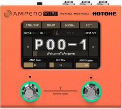 Simulacion de modelado de amplificador de guitarra Hotone Ampero Mini Orange